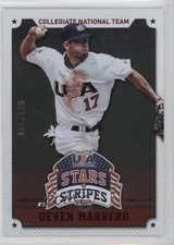 2015 Panini Stars and Stripes Longevity Parallel Ruby /199 Deven Marrero #31 1s8