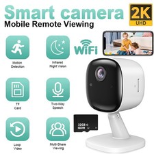 1080P Indoor Security Camera Baby Monitor 2-Way Audio Night Vision Surveillance