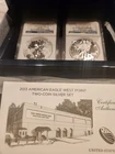 2013 American Eagle West Point two coin Silver Set NGC MS 70
