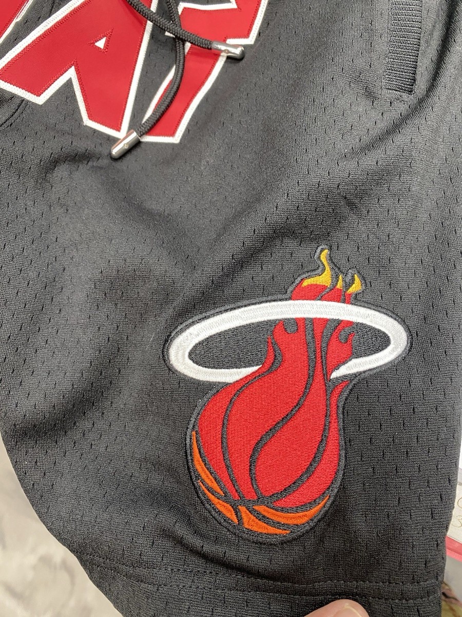 Just Don Miami Heat Shorts Black NBA Small Authentic | eBay