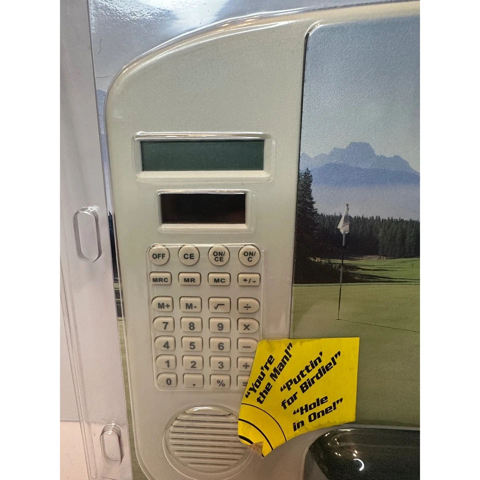 Audio Golf Mouse Pad, Calculator & Sounds, Ergonomic Wrist Rest, Office Decor - Image 3 of 4