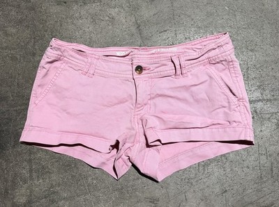 Y2K Mossimo Bubblegum Pink Micro Mini Shorts Denim Cotton Cute Preppy 4
