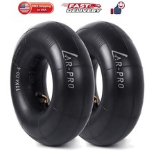 11x4.00-4 Replacement Inner Tubes with TR87 Bent Valve Stem   Butyl Rubber Ti...