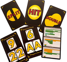 Blackjack Strategy Flashcards for Beginners  Casino Game Learning Cards