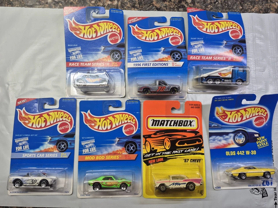Vintage Hot Wheels Matchbox Cars Sealed Lot Of Of 7 Toy Cars Collectables - Image 2 of 4