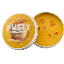 Mastic extensible - Gâteau d'anniversaire parfumé - Moulable, torsadé et extensible, jouet fidget