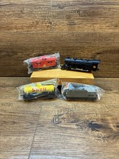 1995 Fletcher-Barnhardt-White Shell Locomotive Train Set Coal Tanker  Caboose