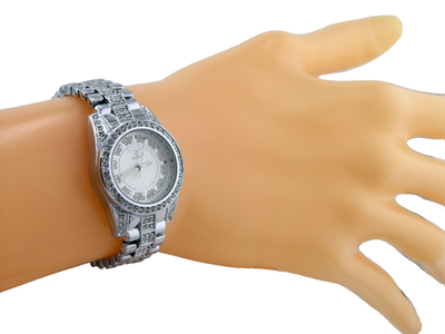 NEW INVICTA 69062 WILDFLOWER SILVER TONE STEEL WOMENS WATCH