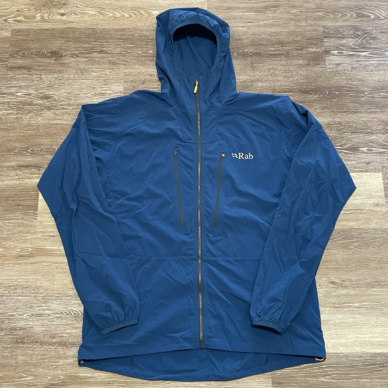 Rab Borealis Jacket Blue Softshell Lightweight Wind Resistant Size XL Mens