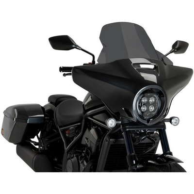 #ad Puig High Road Windscreen Dark Smoke Touring For OE Semi Fairing 21545F $134.51
