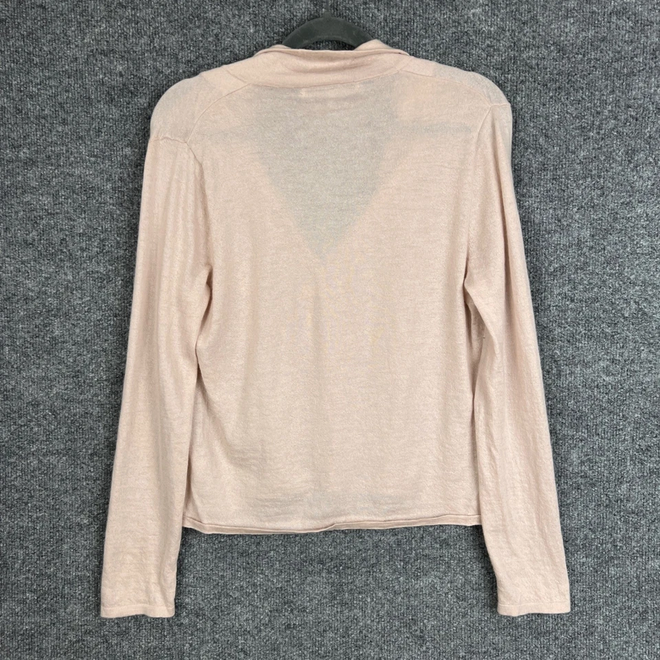 Conjunto de pijama de cachemir desnudo pantalones rosa suave ropa de salón para mujer XS Foto 4 de 4