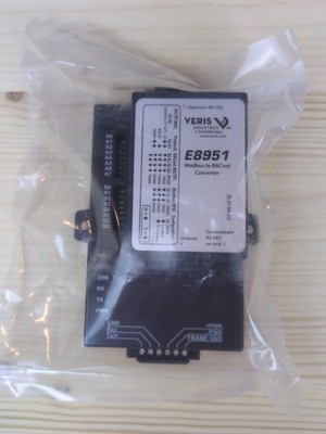 Veris E8951 Modbus-to-BACnet Protocol Converter - **NIB Brand New Factory Box**