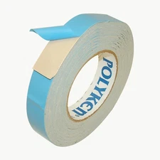 Polyken Flame Retardant Double-Sided Cloth Carpet Tape (108FR): 1 in. x 75 ft. (