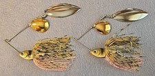Lot of 2 Pro Assassinator 1/2 oz Spinnerbait CWGN Gobie (Smallmouth Candy)