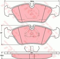 Trw GDB298 Bremsbelagsatz, Scheibenbremse FüR Alpina, Bmw, Ferrari, Porsche