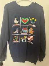 Womens Size Large Grandma Core Crew Neck Sweat Shirt