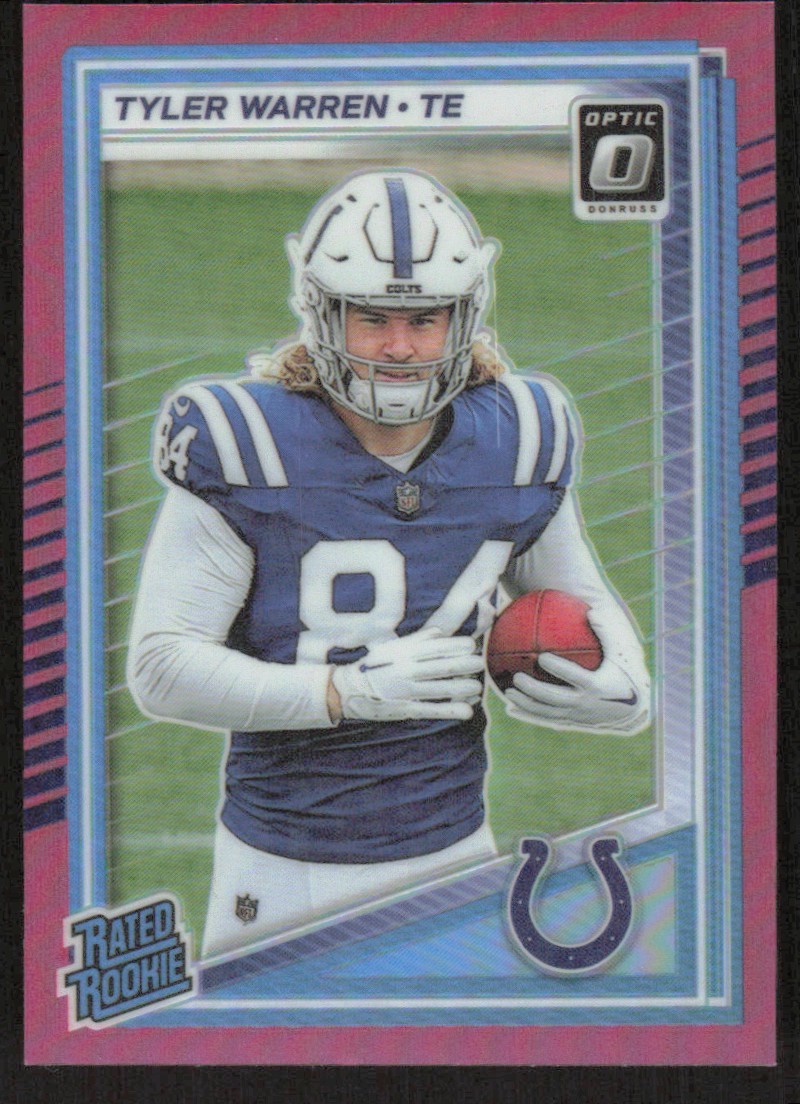 2025-26 Donruss Optic Tyler Warren 234 Rated Rookie Pink