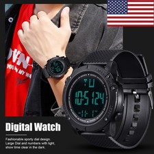 Fashion Electronic Digital Watch Multifunctional LED Waterproof Sports Watch