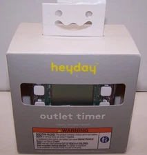 Digital Outlet 7 Days Timer - Intertek, Heyday - Indoor Outlet - Digital Screen