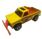 Vintage 1979 Hot Wheels Speedy Removal Yellow Truck/Plow Hong Kong Blackwall