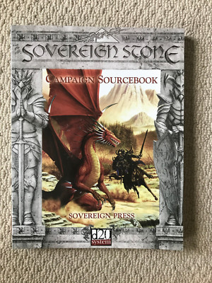 Sovereign Stone Campaign Sourcebook - d20 Sovereign Press - VG++