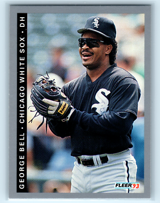 1993 Fleer Baseball Card #200 George Bell White Sox | eBay