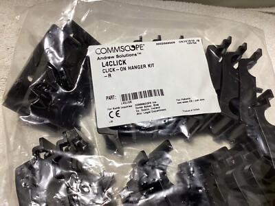L4CLICK CommScope Double Click-on Hanger for 1/2 in coaxial cable (Bag of 10)