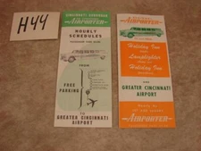 H44 VINTAGE 64-65 REGIONAL AIRPORTER CINCINNATI OHIO AIRPORT SHUTTLE SCHEDULES