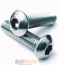 M16 SOCKET BUTTON HEAD BOLTS GRADE ZINC 10.9 HIGH TENSILE ALLEN SCREWS ISO 7380