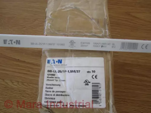 Eaton BB-UL-25/1P-1.5M/37 Cutler Hammer Bus Bar BBUL251P1.5M37 (Pack of 10)