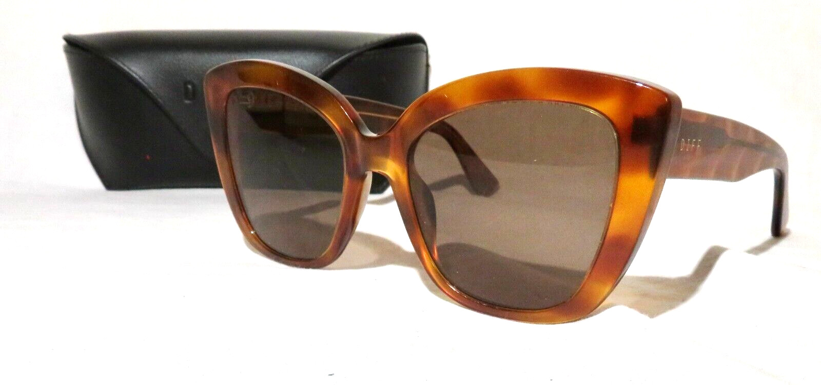 DIFF EYEWEAR- Aurora Sunglasses DIFF EYEWEAR AURA MACCHIATO + BROWN POLARIZED – Magnolia Too  main image 2