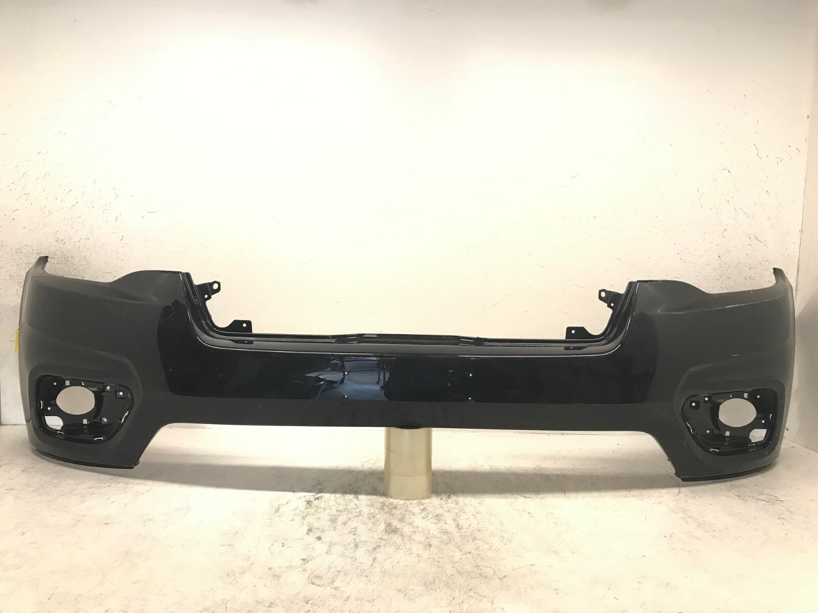 Front Bumper Cover Black 2019-2022 Jeep Cherokee CAPA