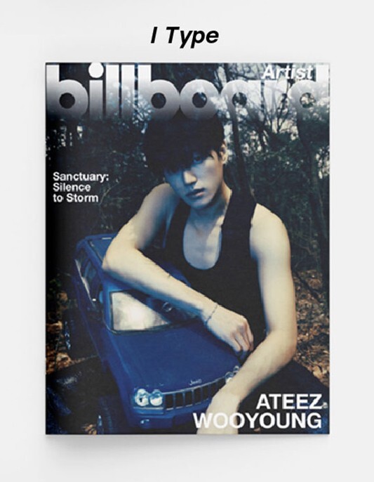 BILLBOARD ARTIST_ATEEZ EDITION A~J Ver./Magazine (Photo Book)+Card