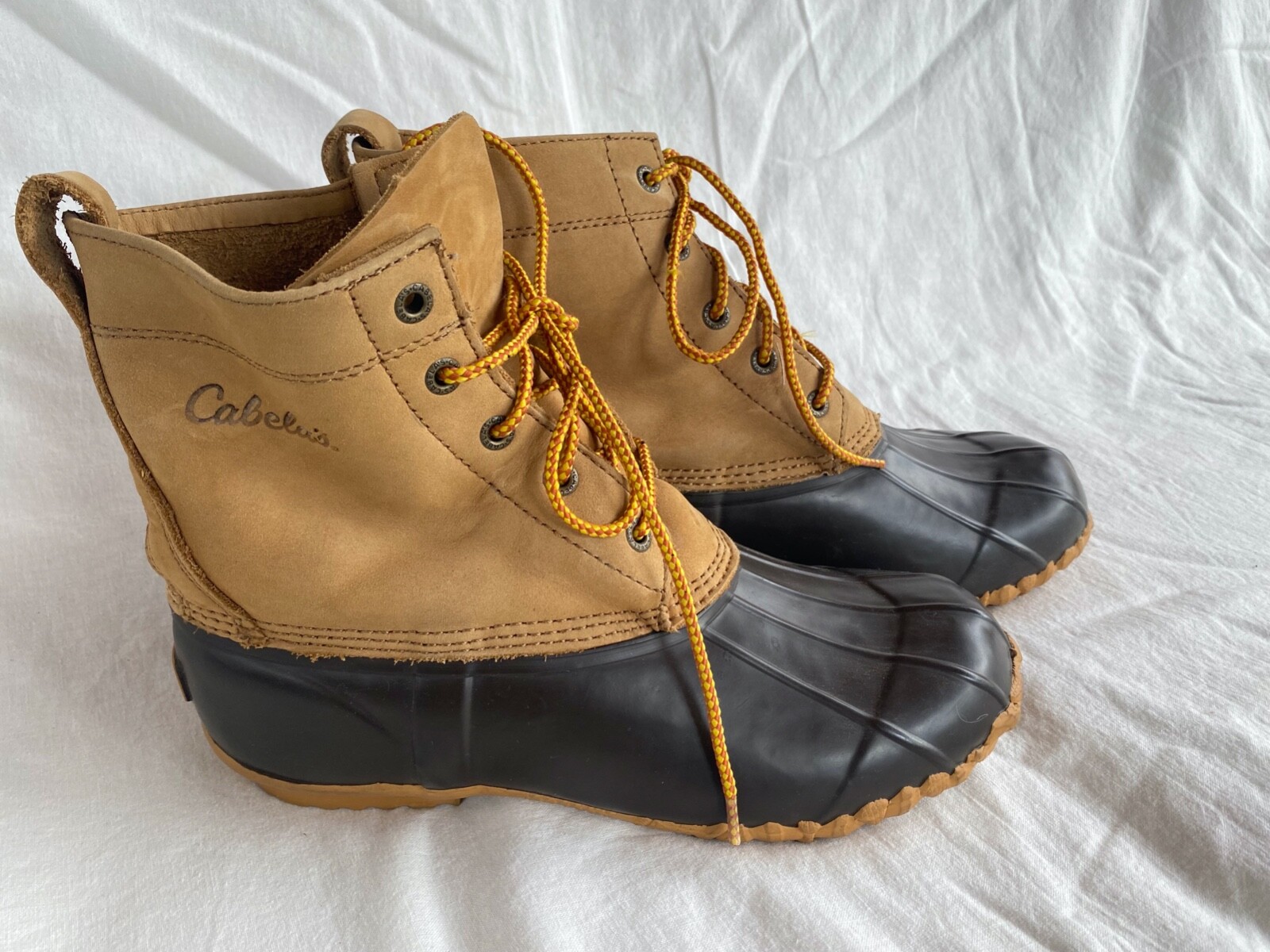 Vintage Cabela's Hunting Rain Duck Boots Mens 9 D Gem