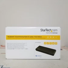 StarTech TB3DK2DPPD Thunderbolt 3 Dock DisplayPort Docking Station Black/Gray