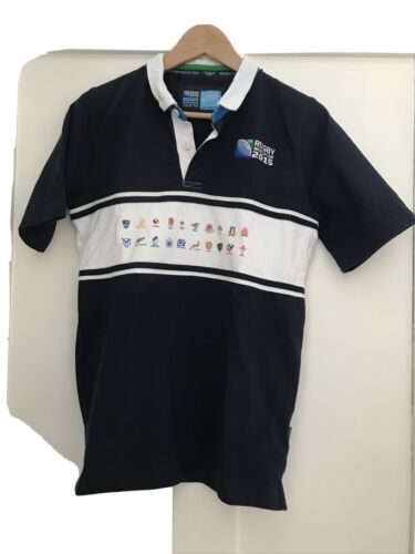 Camiseta para niños de la Copa Mundial de Rugby 2015, azul marino, 14 años - Imagen 1 de 6