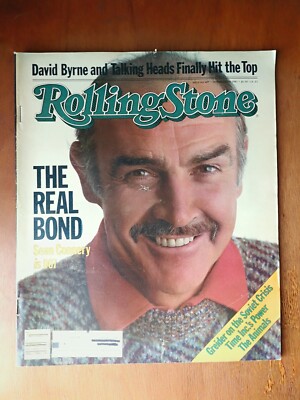 Vintage Rolling Stone Magazine October 27, 1983 #407 Sean Connery 007 325