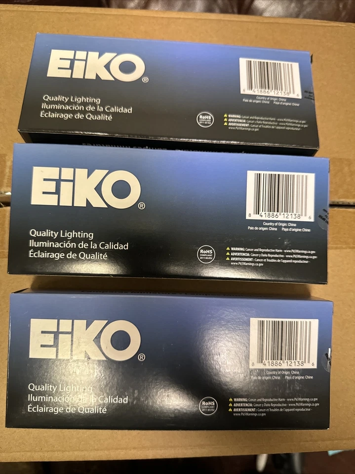 (30) PACK Lámpara Estándar Eiko 3157 - 30 Bombillas - TRES PAQUETES DE DIEZ Foto 2 de 2
