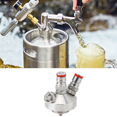 Stainless Steel Keg Beer Growler Spear Tap Dispenser for Beer growler w/hose