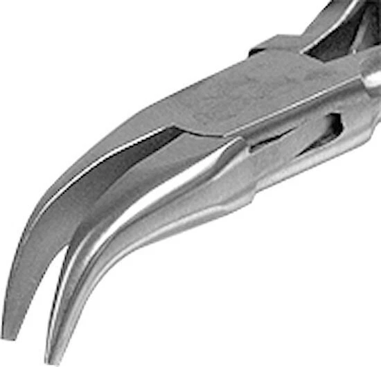 Plier, BeadSmith Super Fine Bent Nose Jewelry Chain To Create Loops - Image 2 of 4