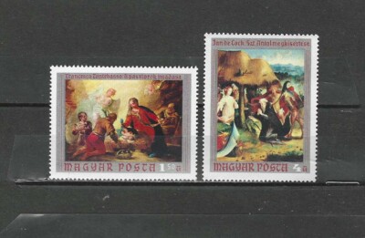 HUNGARY , 1970 , PAINTINGS , SET OF 2 STAMPS , PERF , MNH | eBay