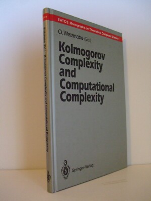 Kolmogorov Complexity and Computational Complexity. Springer-Verlag, 1992.