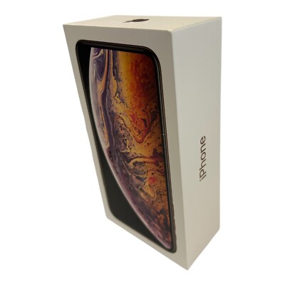 ORIGINAL Apple iPhone XS Max Gold 256gb EMPTY BOX ONLY