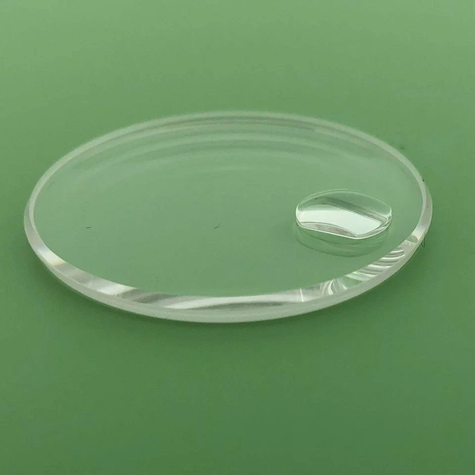 Cristal de zafiro Rolex 1600 1601 1603 conversión con junta Foto 4 de 4