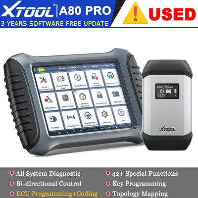 XTOOL A80 PRO Bidirectional Diagnostic Scanner Coding Programming Tool 42+ Reset