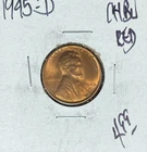 1945-D LINCOLN WHEAT CENT ~ CH/BU - RED ~BEAUTIFUL COIN~