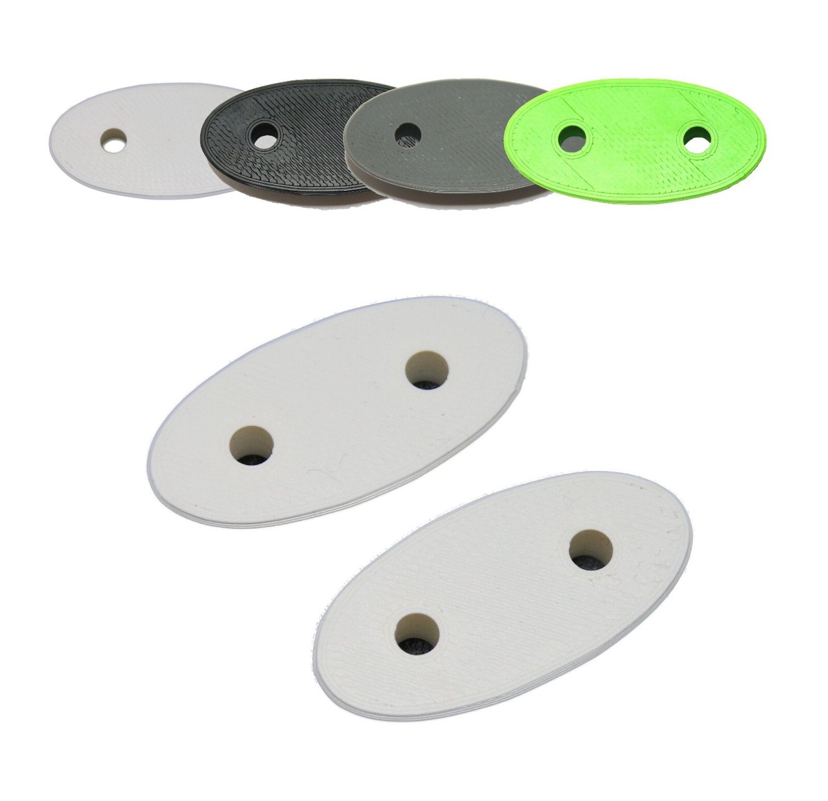 Mirror Blank Blanking Delete Plates Plugs White for Kawasaki ZX-6R