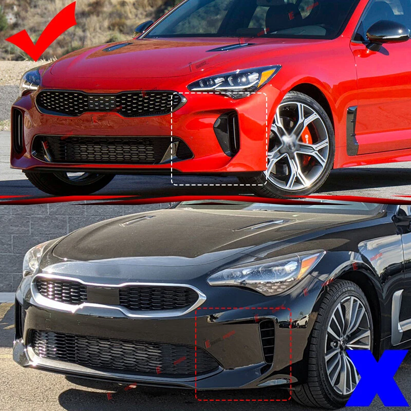 Kit corpo tampa furo ventilação para para KIA Stinger 2017-2023 estilo carbono - Imagem 2 de 4