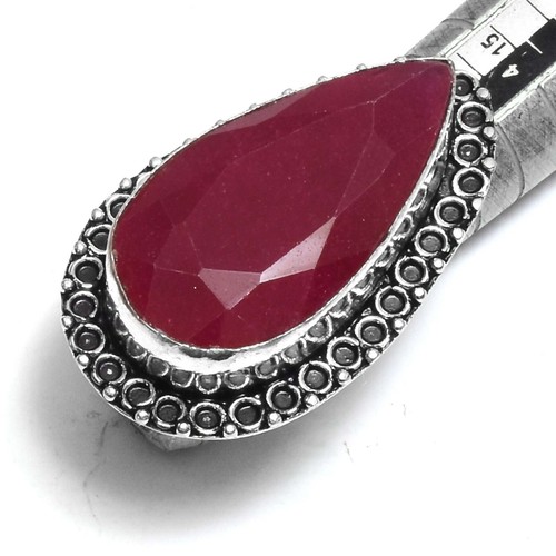 Simulated Ruby Ethnic Handmade Ring Jewelry US Size-7 IR-3189 | eBay