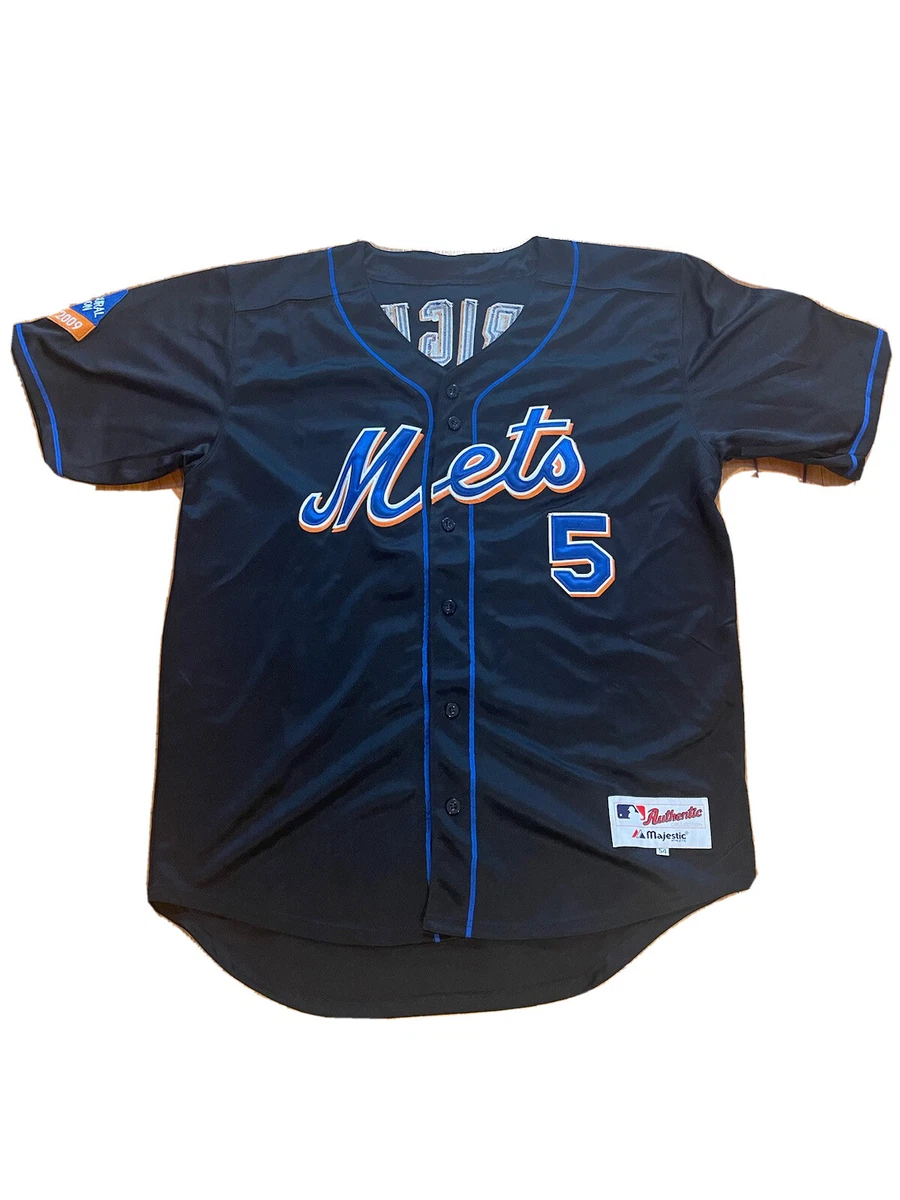 2009 New York Mets Authentic black Majestic David Wright jersey size ￼54